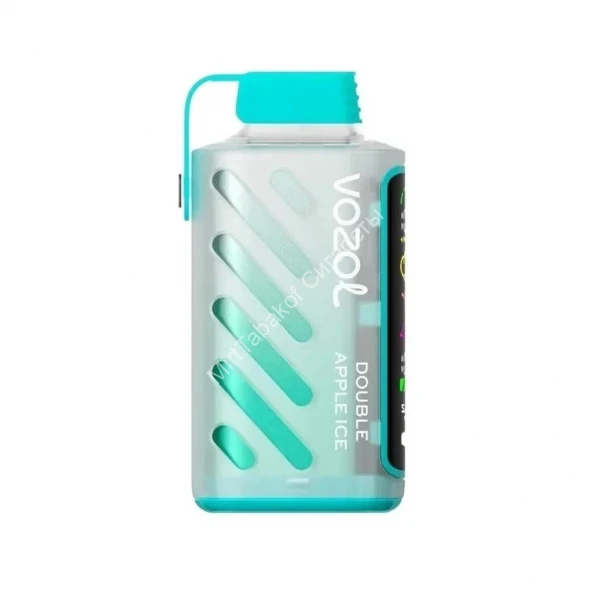 Электронная сигарета Vozol GEAR POWER 20000 затяжек Двойное яблоко-лёд оптом   