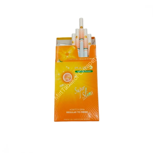 Сигареты Oris (Орис) Pulse Menthol Orange Super Slims Тамань Оптом