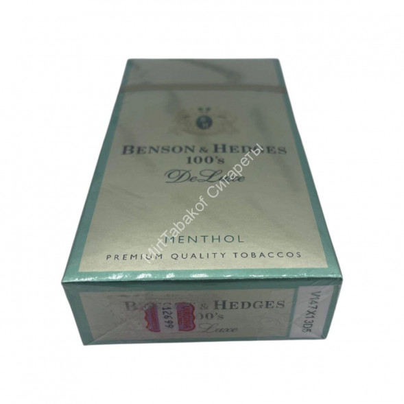 Сигареты BENSON &amp; HEDGES MENTHOL 100'S DELUXE (USA) Оригинал Оптом