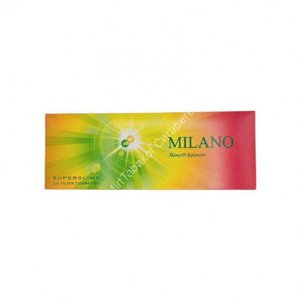 Сигареты Милано (Milano) Mango Applemint Super Slims Оптом