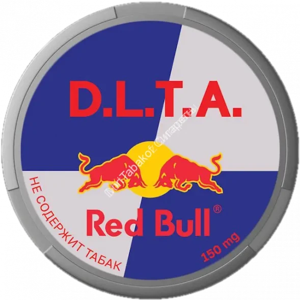 Жевательный табак D.L.T.A. Red Bull (Ред Булл), не содержит табака 150 мл. оптом   