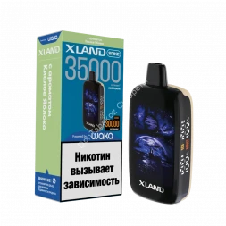   WAKA XLAND SPIKE 35000 затяжек 2% с ароматом Кислое Яблоко оптом   