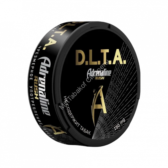 Жевательный табак D.L.T.A. Adrenaline Rush (Адреналин), не содержит табака 150 мл. оптом    