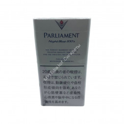 Сигареты Парламент (Parliament) Night Blue 100s Japan Оригинал оптом