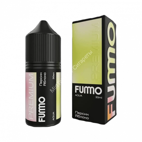 Жидкость для вейпа Fummo Aqua Персик яблоко 30 оптом      