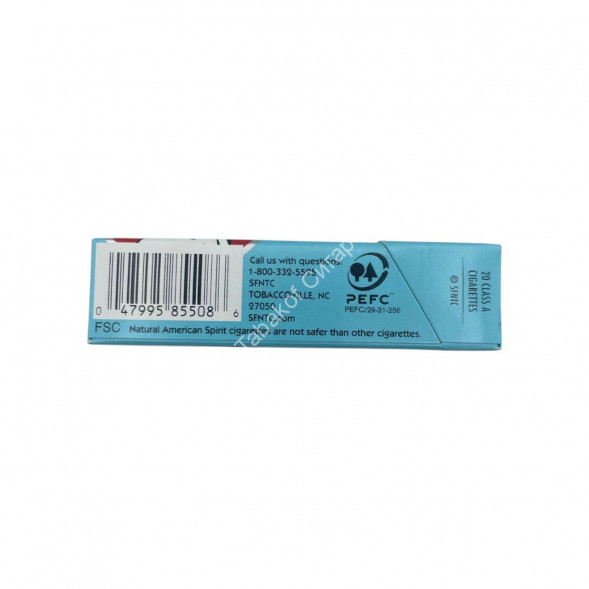 Сигареты American Spirit Full Bodied Taste Natural Tobacco Blue (USA)Оригинал Микс