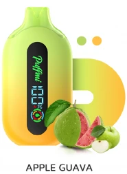 Электронная сигарета  Puffmi Pure яблоко гуава 12000 затяжек 20мг (2%)оптом  