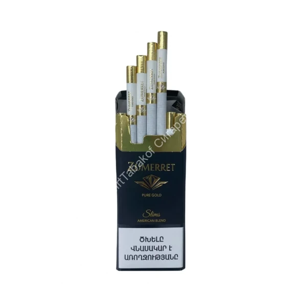 Сигареты Zumerret Pure Gold Slims оптом