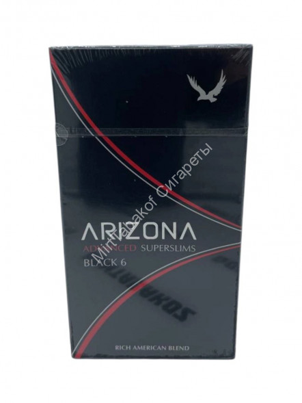 Сигареты Arizona Advanced Superslims Black 6 Оптом