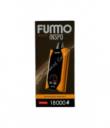 Электронная сигарета Fumo Inspo 18000 затяжек Банановая Жвачка оптом   