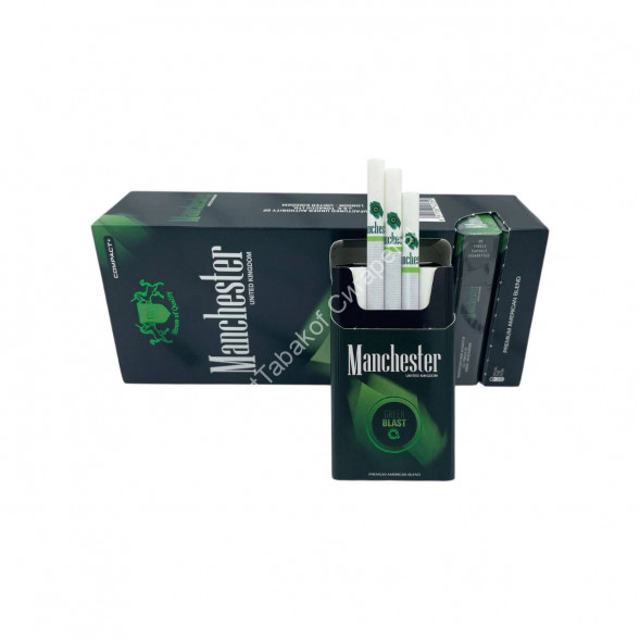 Сигареты Manchester (Манчестер) Green Blast Оптом